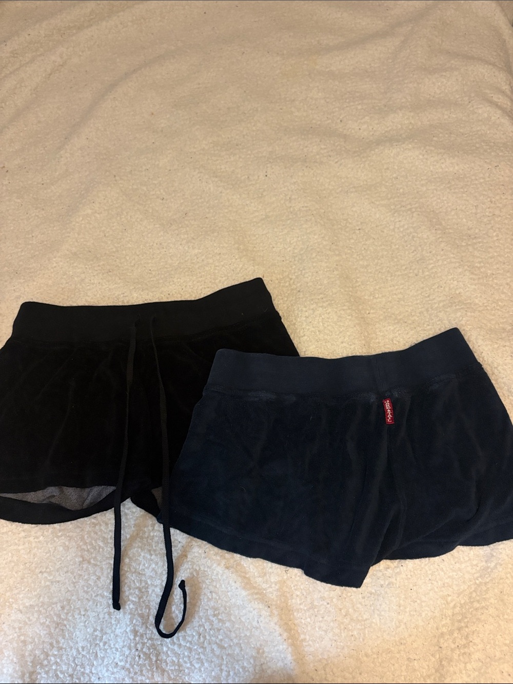 Kids Black and Navy Hard Tail shorts (BOTH)